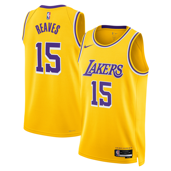 Los Angeles Lakers Icon Edition Swingman Jersey - Gold - Austin Reaves