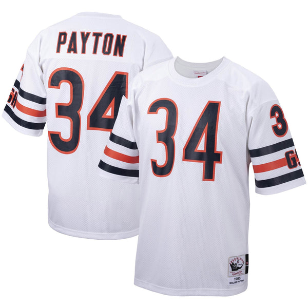 Chicago Bears Walter Payton White Big & Tall 1985 Retired Player Replica Jersey