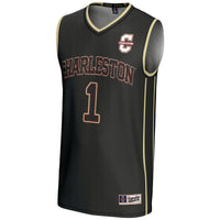Charleston Cougars Basketball Jersey, Black Sportswear Jersey Shirt, Sleeveless Athletic Tank Jersey, Casual Gift for Men