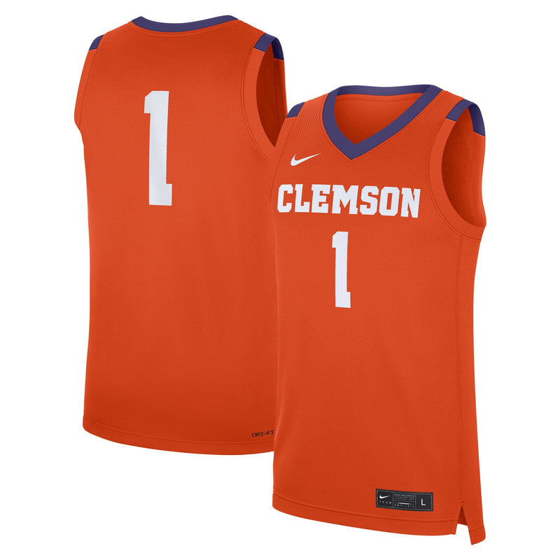Clemson Tigers Football Jersey, Orange Replica Sportswear Jersey Shirt, Lightweight Breathable Athletic Jersey, Casual Gift for Men
