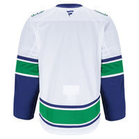 Vancouver Canucks Hockey Jersey, White Authentic Away Sportswear Jersey Shirt, Long Sleeve Hockey Sweater Jersey, Casual Gift for Men