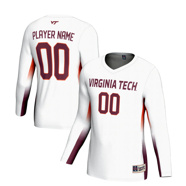 Virginia Tech Hokies NIL Lightweight Volleyball Jersey - White