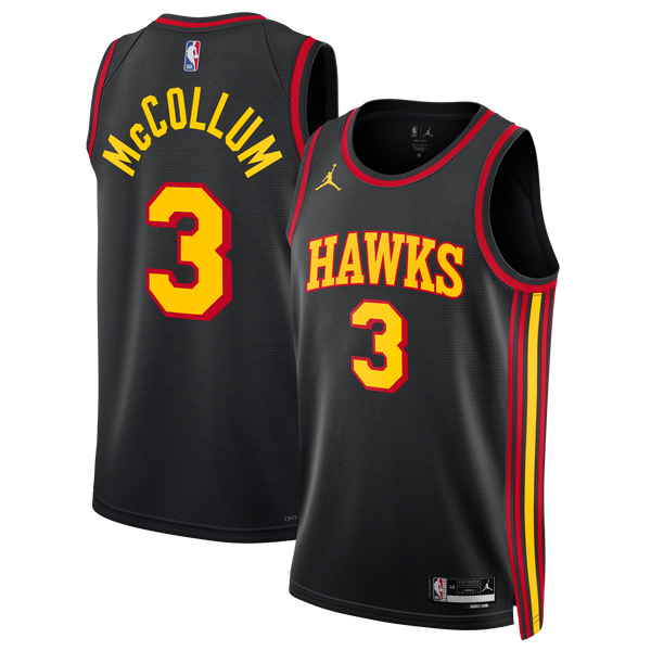 Atlanta Hawks Statement Edition Swingman Jersey - Black - CJ McCollum
