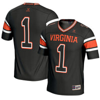 Virginia Cavaliers Football Jersey, Black Sportswear Jersey Shirt, Lightweight Breathable Athletic Jersey, Casual Gift for Men, Style 5234358