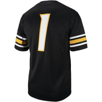 Missouri Tigers Football Jersey, Black Sportswear Jersey Shirt, Lightweight Breathable Athletic Jersey, Casual Gift for Men, Style 200353796