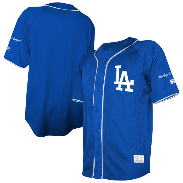 Los Angeles Dodgers Royal Team Color Full-Button Fashion Jersey