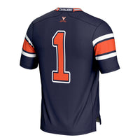 Virginia Cavaliers Football Jersey, Navy Sportswear Jersey Shirt, Lightweight Breathable Athletic Jersey, Casual Gift for Men, Style 200683251