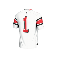 Northeastern Huskies Football Jersey, White Fashion Sportswear Jersey Shirt, Lightweight Breathable Athletic Jersey, Casual Gift for Men