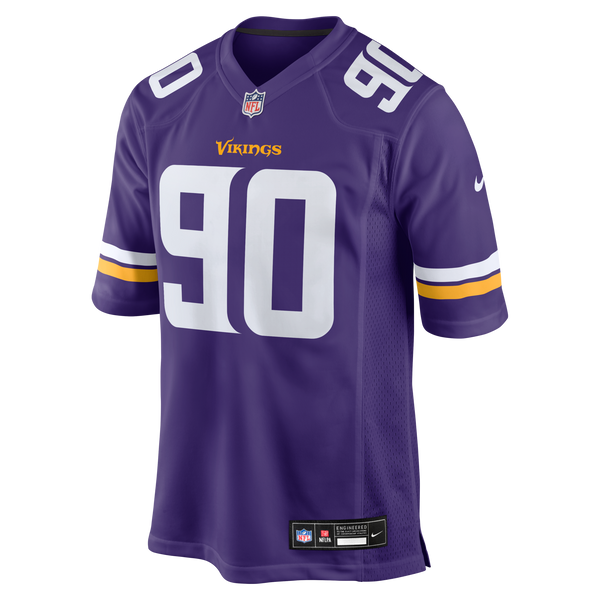Minnesota Vikings Tyrion Ingram-Dawkins Purple Team Game Jersey