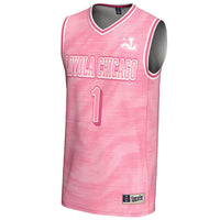 Loyola Chicago Ramblers Basketball Jersey, Pink Fashion Sportswear Jersey Shirt, Sleeveless Athletic Tank Jersey, Casual Gift for Men