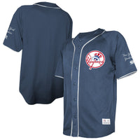 New York Yankees Baseball Jersey, Navy Fashion Sportswear Jersey Shirt, Lightweight Breathable Athletic Jersey, Casual Gift for Men