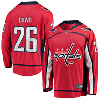 Nic Dowd Washington Capitals Hockey Jersey, Red Breakaway Home Sportswear Jersey Shirt, Long Sleeve Hockey Sweater Jersey, Casual Gift for Men