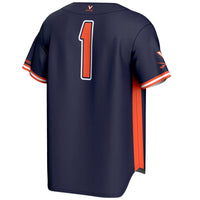 Virginia Cavaliers Baseball Jersey, Navy Sportswear Jersey Shirt, Lightweight Breathable Athletic Jersey, Casual Gift for Men, Style 200098790