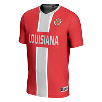 Louisiana Ragin' Cajuns Soccer Jersey, Cardinal Lightweight Sportswear Jersey Shirt, Lightweight Breathable Athletic Jersey, Casual Gift for Men