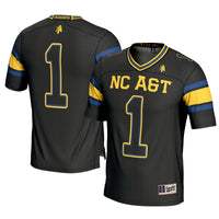 North Carolina A&T Aggies Football Jersey, Black Sportswear Jersey Shirt, Lightweight Breathable Athletic Jersey, Casual Gift for Men