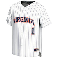 Virginia Cavaliers Baseball Jersey, White Sportswear Jersey Shirt, Lightweight Breathable Athletic Jersey, Casual Gift for Men, Style 200098777