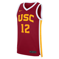 USC Trojans Basketball Jersey, Cardinal Replica Sportswear Jersey Shirt, Sleeveless Athletic Tank Jersey, Casual Gift for Men, Style 202754091