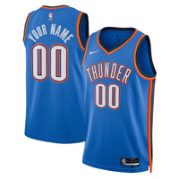 Oklahoma City Thunder Basketball Jersey, Swingman Sportswear Jersey Shirt, Sleeveless Athletic Tank Jersey, Casual Gift for Men, Style 13304079