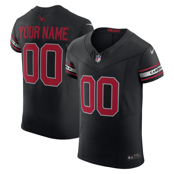 Arizona Cardinals Black Elite Custom Jersey