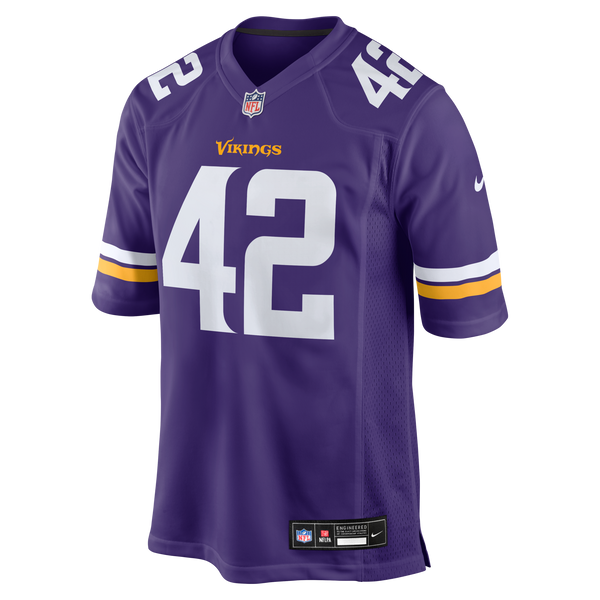 Minnesota Vikings Andrew DePaola Purple Game Jersey