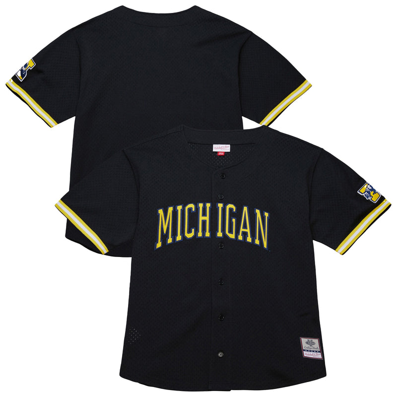Michigan Wolverines On The Football Jersey, Black Fashion Sportswear Jersey Shirt, Lightweight Breathable Athletic Jersey, Casual Gift for Men