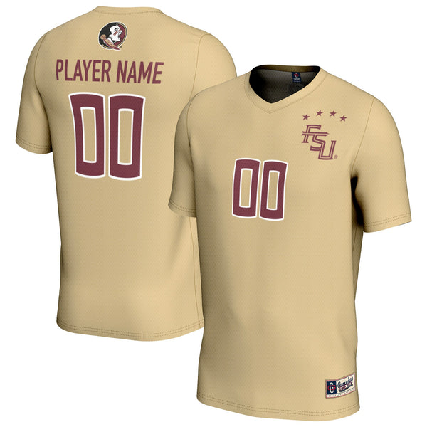 Florida State Seminoles NIL Pick-A-Player Lightweight Collegiate Soccer Fashion Jersey - Gold