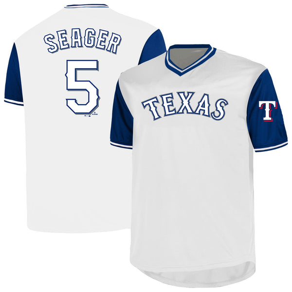Texas Rangers Corey Seager White Big & Tall Name & Number Jersey