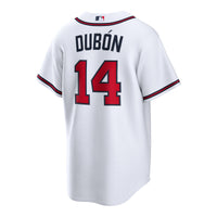 Mauricio Dubón Atlanta Braves Baseball Jersey, White Sportswear Jersey Shirt, Lightweight Breathable Athletic Jersey, Casual Gift for Men