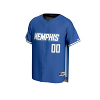 Memphis Tigers Baseball Jersey, Royal Sportswear Jersey Shirt, Lightweight Breathable Athletic Jersey, Casual Gift for Men, Style 203336533