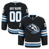 Utah Mammoth Hockey Jersey, Black Authentic Sportswear Jersey Shirt, Long Sleeve Hockey Sweater Jersey, Casual Gift for Men, Style 203134985