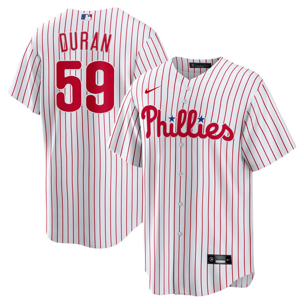 Philadelphia Phillies Jhoan Duran White Home Replica Jersey