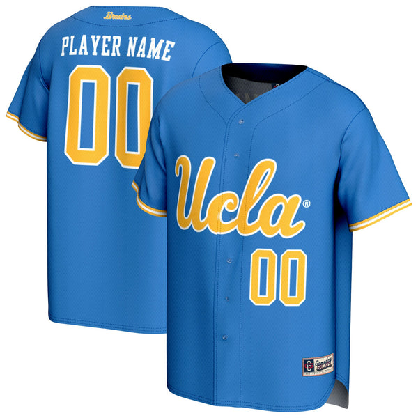 UCLA Bruins Lightweight Collegiate Baseball NIL Pick-A-Player Fashion Jersey - Blue