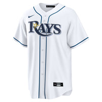 Yandy Díaz Tampa Bay Rays Baseball Jersey, White Replica Sportswear Jersey Shirt, Lightweight Breathable Athletic Jersey, Casual Gift for Men