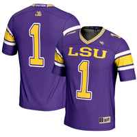 LSU Tigers Football Jersey, Purple Sportswear Jersey Shirt, Lightweight Breathable Athletic Jersey, Casual Gift for Men, Style 5182334