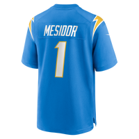 Akheem Mesidor Los Angeles Chargers Football Jersey, Blue Sportswear Jersey Shirt, Lightweight Breathable Athletic Jersey, Casual Gift for Men