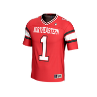 Northeastern Huskies Football Jersey, Red Fashion Sportswear Jersey Shirt, Lightweight Breathable Athletic Jersey, Casual Gift for Men