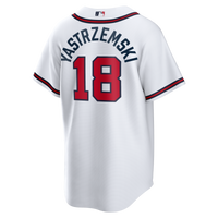 Mike Yastrzemski Atlanta Braves Baseball Jersey, White Sportswear Jersey Shirt, Lightweight Breathable Athletic Jersey, Casual Gift for Men