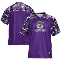 Weber State Wildcats Football Jersey, Purple Sportswear Jersey Shirt, Lightweight Breathable Athletic Jersey, Casual Gift for Men