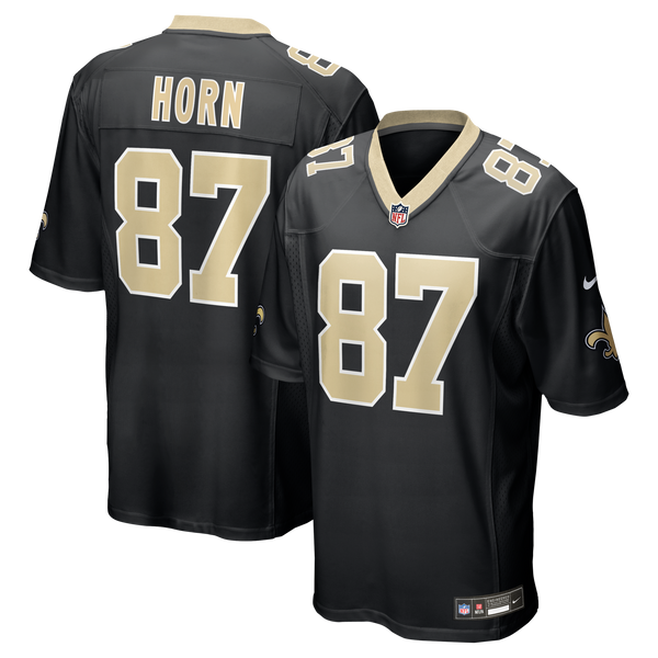 New Orleans Saints Joe Horn Black Game Retired Player Jersey