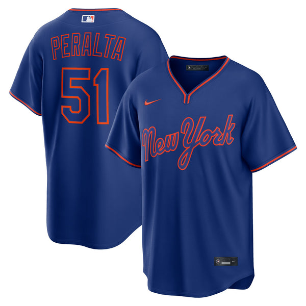 New York Mets Freddy Peralta Royal Alternate Replica Jersey