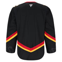 Calgary Flames Hockey Jersey, Black Authentic Alternate Sportswear Jersey Shirt, Long Sleeve Hockey Sweater Jersey, Casual Gift for Men