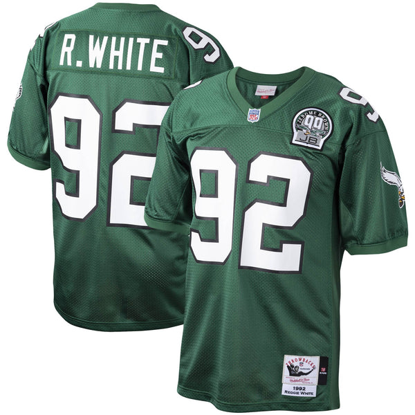 Philadelphia Eagles Reggie White Green Authentic Throwback Retired Player Jersey