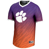 Clemson Tigers Football Jersey, Purple Lightweight Sportswear Jersey Shirt, Lightweight Breathable Athletic Jersey, Casual Gift for Men