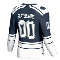 Penn State Nittany Lions Hockey Jersey, Navy Fashion Sportswear Jersey Shirt, Long Sleeve Hockey Sweater Jersey, Casual Gift for Men