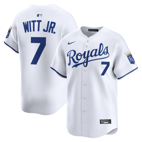 Kansas City Royals Bobby Witt Jr. White Home Limited Player Jersey