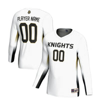 UCF Knights Volleyball Jersey, White Sportswear Jersey Shirt, Lightweight Breathable Athletic Jersey, Casual Gift for Men, Style 200461813