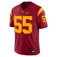 USC Trojans Football Jersey, Cardinal Game Home Sportswear Jersey Shirt, Lightweight Breathable Athletic Jersey, Casual Gift for Men