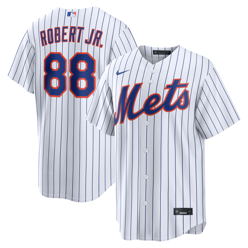 Luis Robert Jr. New York Mets Baseball Jersey, White Sportswear Jersey Shirt, Lightweight Breathable Athletic Jersey, Casual Gift for Men