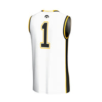 Iowa Hawkeyes Basketball Jersey, White Fashion Lightweight Sportswear Jersey Shirt, Sleeveless Athletic Tank Jersey, Casual Gift for Men