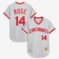 Pete Rose Cincinnati Reds Baseball Jersey, Gray Authentic Sportswear Jersey Shirt, Lightweight Breathable Athletic Jersey, Casual Gift for Men
